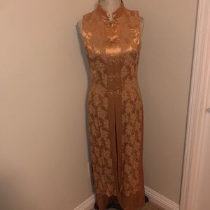 Gold Two Piece Outfit